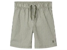 Name It badeshorts dusty olive stribet